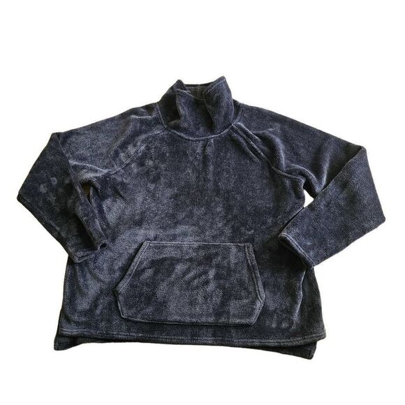 Champion womens Sz XXL gray sweater fleece cowl neck pockets soft - Picture 3 of 8